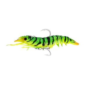 Nomad Design Live Ops Sumo Shrimp Rigged 5" Soft Plastic Fishing Lure Fire Tiger