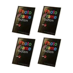 4x Unigift Timeless Special Design Photo Wooden White Frame - 15x20cm/6x8"