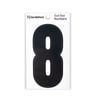 Sandleford 85mm Black Cut Out Self Adhesive House Number 8