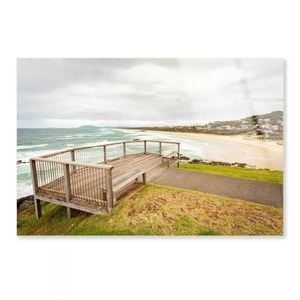 Beach Port Macquarie  Print 100% Australian Made 120 x 90cm  (Acrylic)