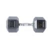 12.5kg Rubber Coating Hex Dumbbells in Pairs