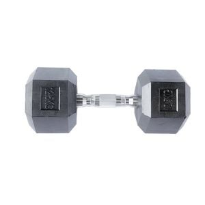 12.5kg Rubber Coating Hex Dumbbells in Pairs