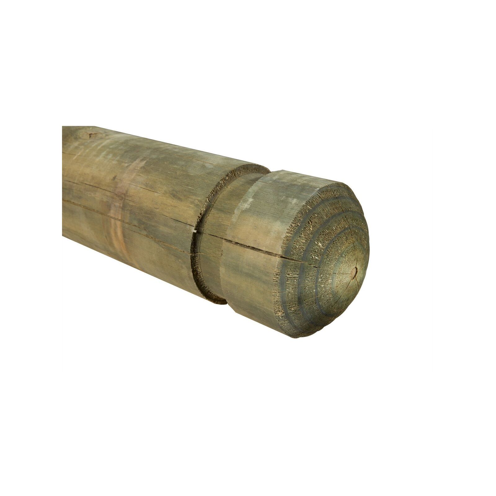 125mm 1.2m Bollard H4 Treated Pine Single Rebate Dome CCA product image