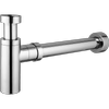 MIXX Chrome Round Brass Bottle Trap
