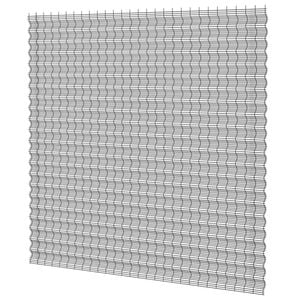 FenceLab 2400 x 2100mm Black Powdercoated Ngaru Anti-Climb Mesh