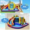 Costway Inflatable Bounce Castle 7-in-1 Water Park W/slide No Blower