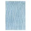 Loopsie-290cm X 200cm-jevonn Blue And Ivory Lined Washable Rug