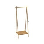 Flexi Storage Living 730 x 1600 x 415mm Bamboo Foldable Garment Rack