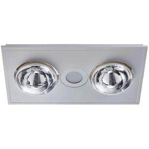Manrose Silver 2 Light Heat Fan