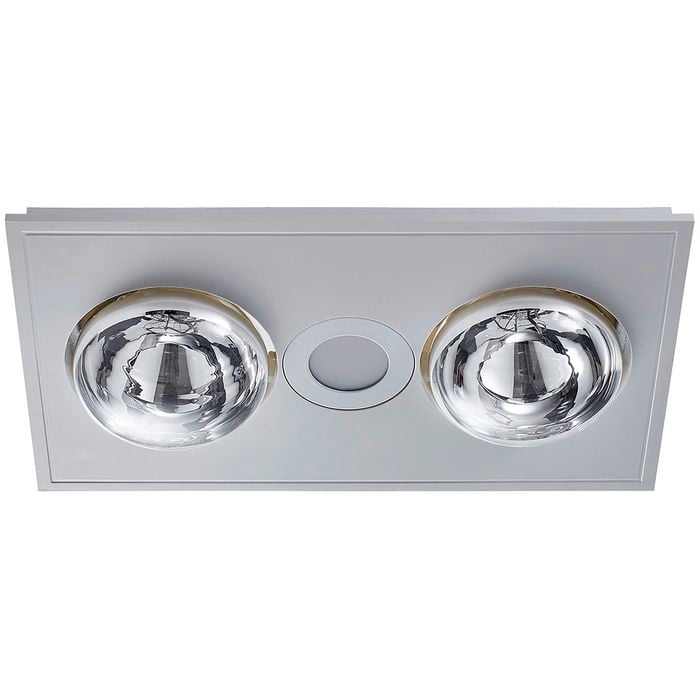 Manrose Silver 2 Light Heat Fan
