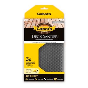 Cabot's 80 Grit Deck Sander Sanding Pads - 3 Pack