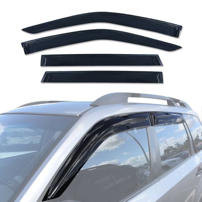 AUSGO Weather Shields for Subaru Forester S3 2008-2012 Weathershields Window Visors Wind Deflectors