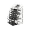 Makeup Cosmetic Organizer Storage with 12 Drawers Display Boxes (Clear)