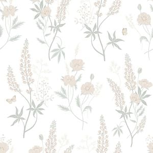 Wallpaper Trader Emma Wallpaper Roll 10.05m X 53cm, Pastel
