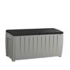 Keter Novel 340L Storage Box - Black / Grey