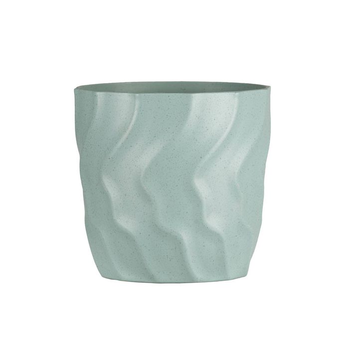 Northcote Pottery 23 x 21.9cm Kai Egg Sage Plastic Indoor Pot