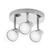 Verve 3 x 5W Chrome Apollo Round Plate LED Spotlight