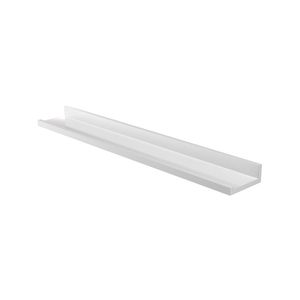 Flexi Storage Decorative Shelving 600 x 35 x 100mm White Gloss Photo Shelf - 600mm White Gloss