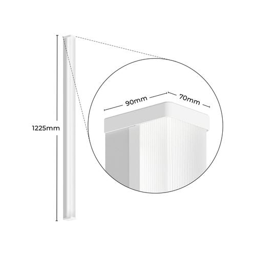 DETA 120cm 18W Single LED Tube Diffused Batten Light - Bunnings Australia