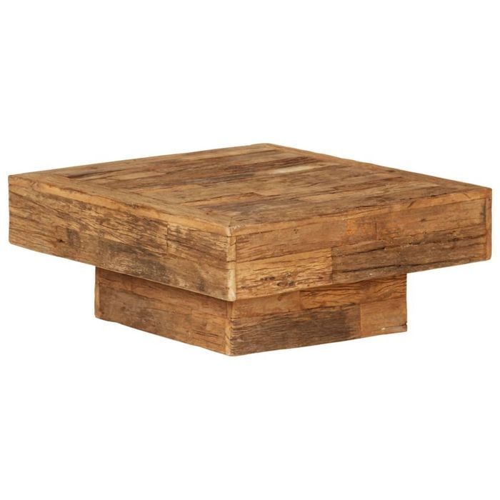 vidaXL Coffee Table Solid Reclaimed Wood 70cm Home Tea Stand Side Couch Table