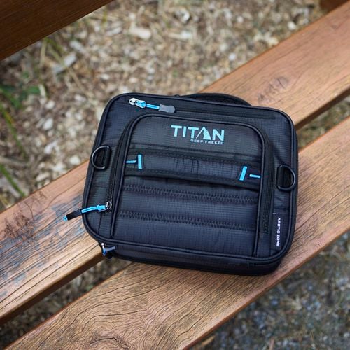 Take
  your Titan Expandable Lunch Box Soft Cooler to the park