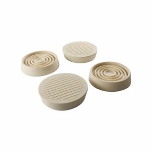 Surface Gard 44mm Round Rubber Castor Cups - 4 Pack