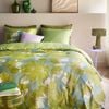 Oilily Melodi Green Cotton Floral Quilt Cover Set Queen