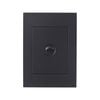 HPM 10A Grey Matte VIVO 1 Gang Vertical Rocker Switch