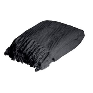 J.Elliot Louie Throw Rug Charcoal 125 x 150 cm