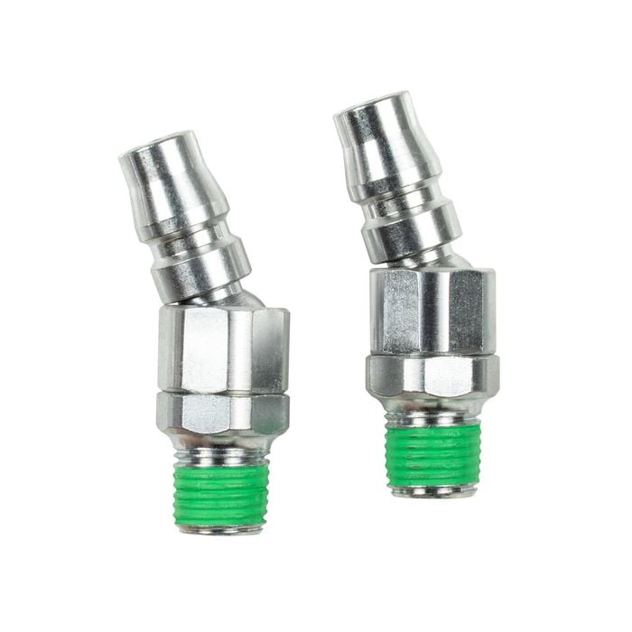 Adaptor Swivel 1/4" BSP Male - Nitto Equivalent - 2 Pack