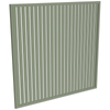 ProtectorAl 1001-2000W X 1001-2000H Pale Eucalypt Aluminium Welded Slat Panel Vertical 18mm Gap