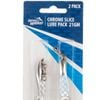 2 Pack of Jarvis Walker 21gm Chrome Slice Metal Lures