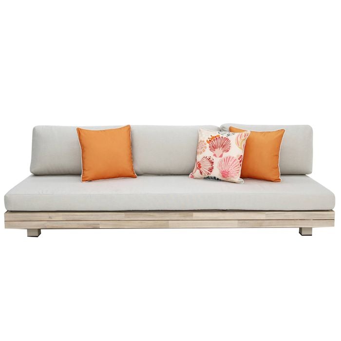Los Angeles Bench 3 Seater Off White Royal Sand