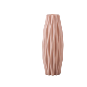 ANYDECO Flower Vase Pink Small Geometric Nordic Style Pot Home Decor