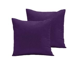 Chapel Gate Pair of  280TC Polyester Cotton European Pillowcases Purple