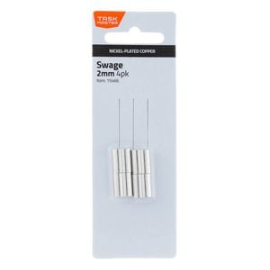 Taskmaster 2mm Copper Swage - 4 Pack