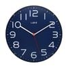 Leni Classic Analogue Round Hanging Wall Clock Navy 30cm