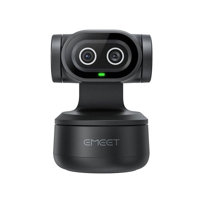 Emeet Pixy Dual-Camera AI 4K UHD Webcam Pan-Tilt-Zoom For Mac/Windows USB Black
