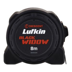 Crescent 8m x 25mm Black Widow Tape Measure