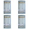 4PK 4pc LVD Metal Long Spoon Christmas Home/Kitchen Decor 22.5cm