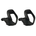 Zefal Bicycle Half Toe Clips L/XL Black (Pair)