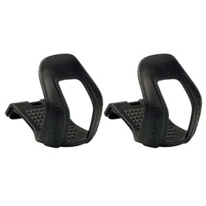 Zefal Bicycle Half Toe Clips L/XL Black (Pair)