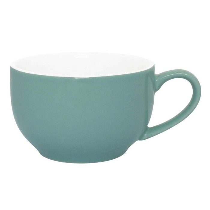Olympia Cafe Coffee Cups Aqua 230ml Stoneware Pack Of 12