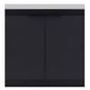 AlfrescoPlus 960mm Black Onyx Double Door Module