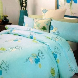 Bloomington Lucinda Blue Quilt Cover Set King 245 x 210 cm