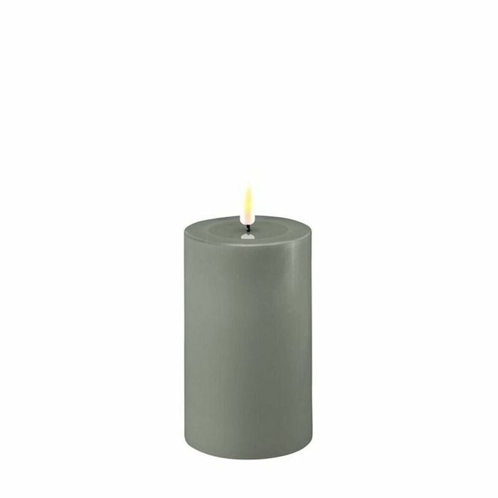 Deluxe Homeart Flameless Candle - Salvie Green 7.5 x 12.5cm
