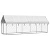 vidaXL Outdoor Dog Kennel with Roof Pet Dog Cage Crate House Lockable Playpen