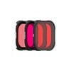 PolarPro 3-pack DiveMaster for HERO9/10/11/12/13 Black Protective Housing (Red/Magenta/Snorkel)