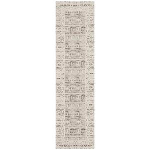 The Rug Connection Blossom 88 Silver 400x80cm - Large Runner Transitional Handmade Indoor Rug