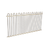 ProtectorAl 1201 - 2399 x 1200 mm Primrose Aluminium Pool Fence Panel Loop & Spear